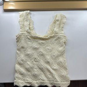 Free People Love letter cami in Ivory